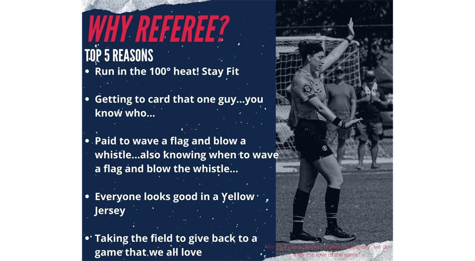 Why become a referee