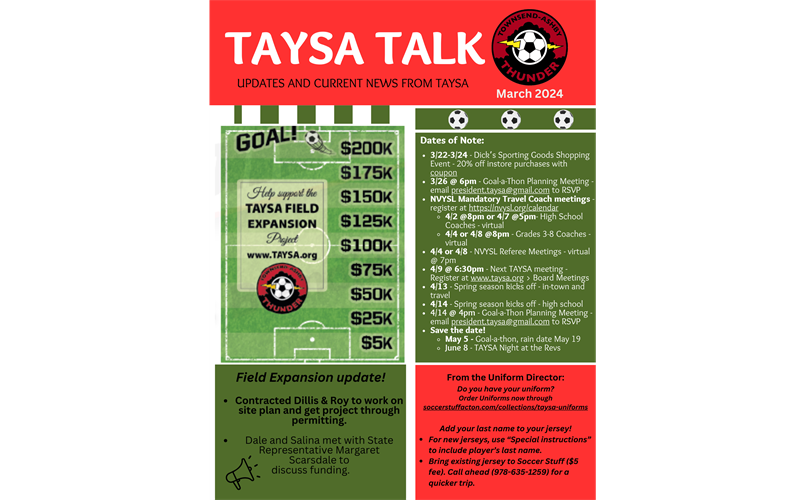 TAYSA Talk