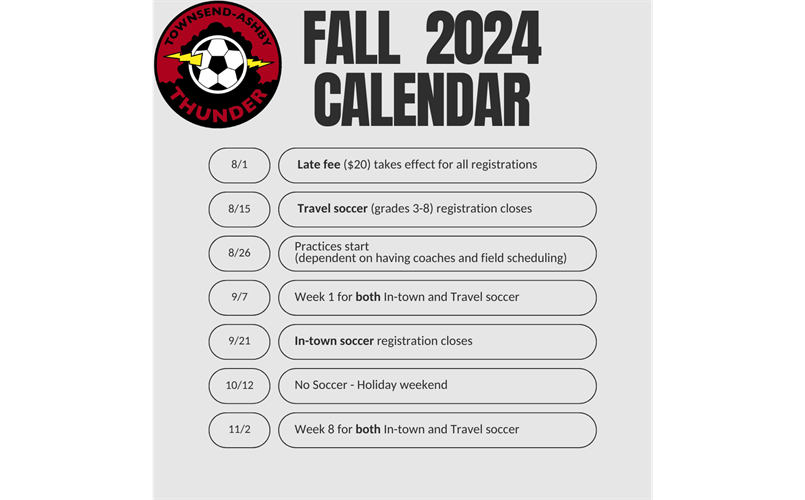 Fall 2024 Calendar
