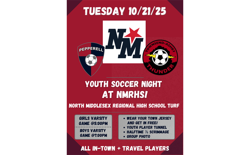 Youth Soccer Night at NMRHS