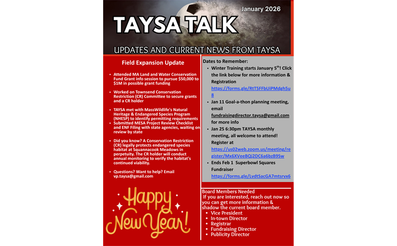TAYSA Talk