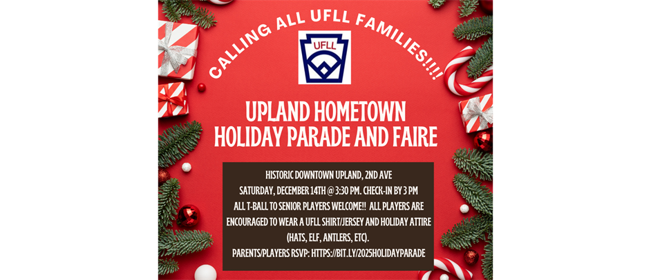 2024 Upland Holiday Parade and Faire!