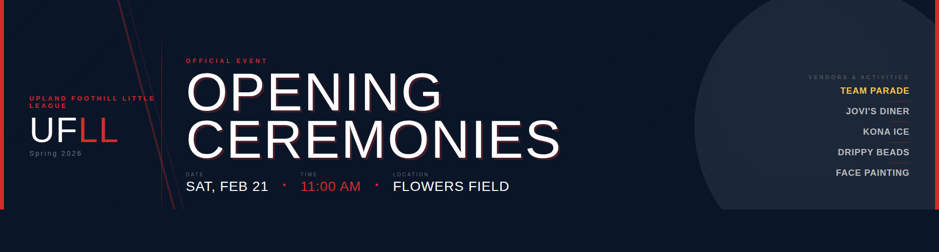 Spring 2026 Opening Ceremonies