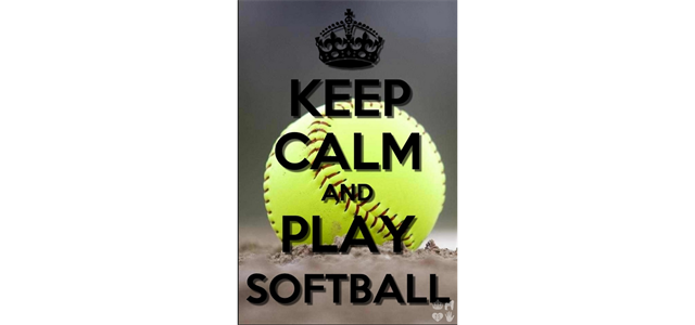 keep calm and play softball wallpaper