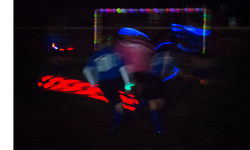 Glow in the Dark Soccer 2014