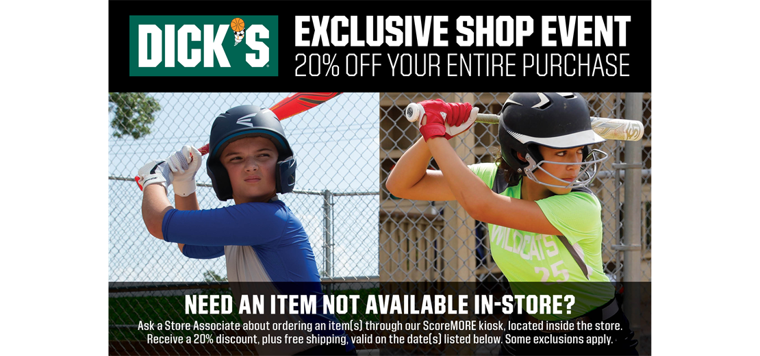 Dick's Coupon Event