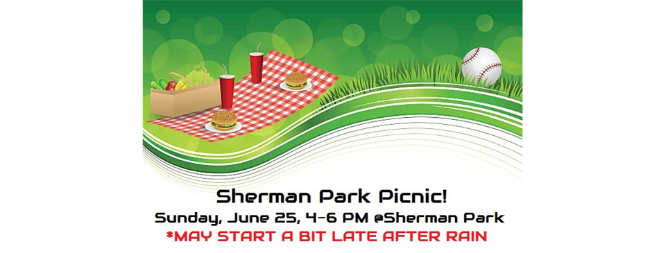Sherman Park Picnic TODAY, 6/25 @4PM!