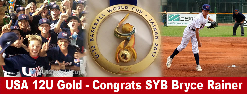 USA 12U Gold - Congrats SYB Bryce Rainer