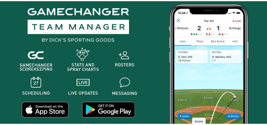 Download the GameChanger Team Manager App!