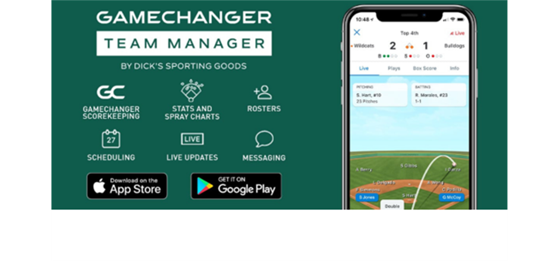 Download the GameChanger Team Manager App!