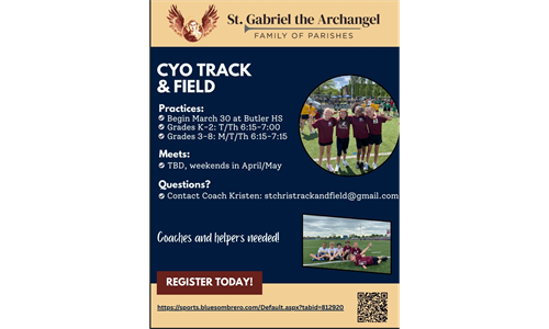 2026 CYO and Munchkin Track 